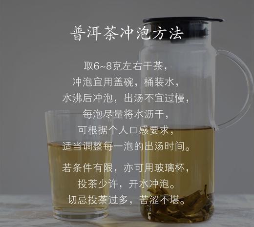 【独步天下】观止斋2021纯料小勐峨古树普洱生茶 商品图4