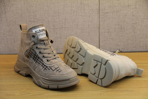 豪行冬款29462981短款马丁靴女英伦风短筒加绒女靴子平底磨砂短靴 商品图5