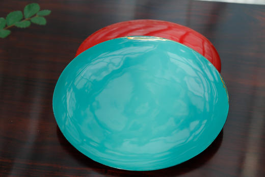 《春浓》大漆布胎果盘（小号）∅30cm 商品图2
