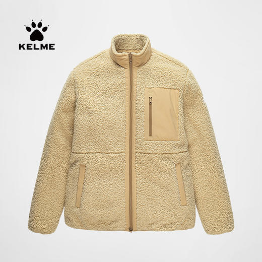 卡尔美冬季男士新款双面穿时尚羊羔绒外套6144WT1001 商品图1