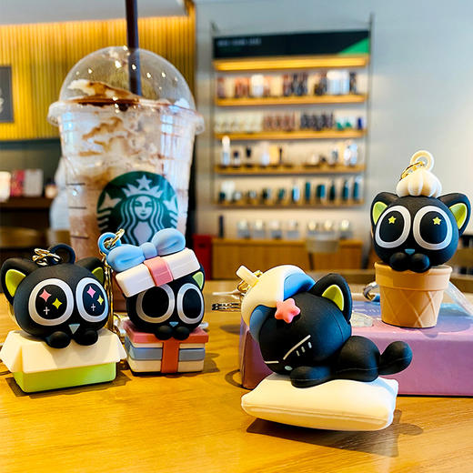 狼博旺罗小黑挂件 钥匙扣帆布包配饰可爱周边创意礼物 商品图3