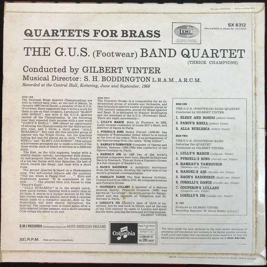 LP黑胶唱片 G.U.S.鞋子乐团《铜管弦乐四重奏》 商品图1