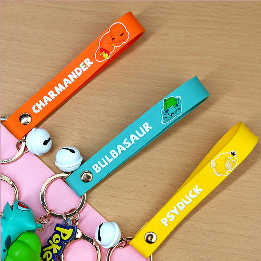 狼博旺宝可梦挂件钥匙扣链男女士可爱背包包挂饰挂绳 商品图2