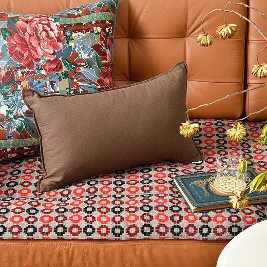 几何毛呢系列现代北欧布艺沙发巾 商品图1