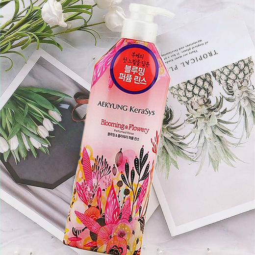 韩国AEKYUNG爱敬KeraSys科娜洗丝花耀香氛护发素600ml 商品图3
