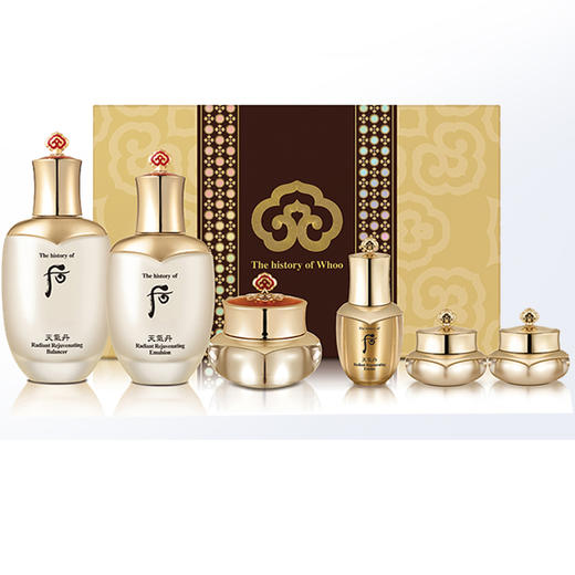 Whoo后天气丹花献光彩礼盒6件套滋养系列 商品图0