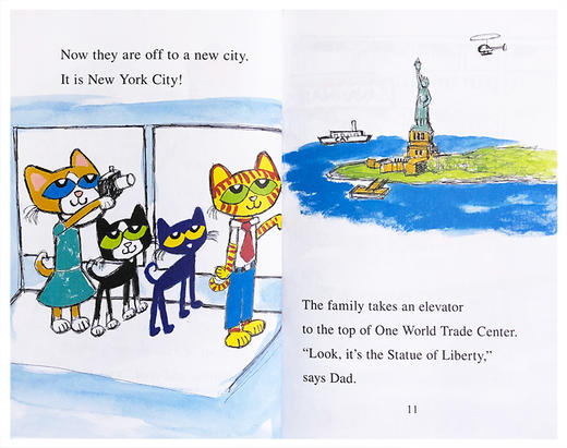 皮特猫系列5本 英文原版绘本 Pete the Cat I Can Read Level 1 儿童英语启蒙阅读故事书籍套装 英文版 进口英语书籍 商品图1