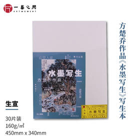 写生本户外便携重量轻纸厚不透墨名家写生创作用（附老师写生作品集）