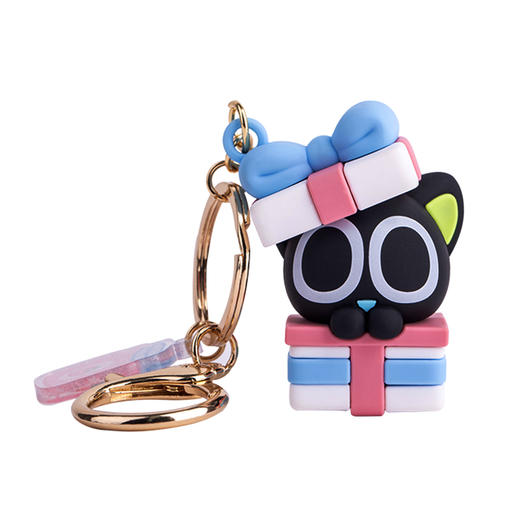 狼博旺罗小黑挂件 钥匙扣帆布包配饰可爱周边创意礼物 商品图0