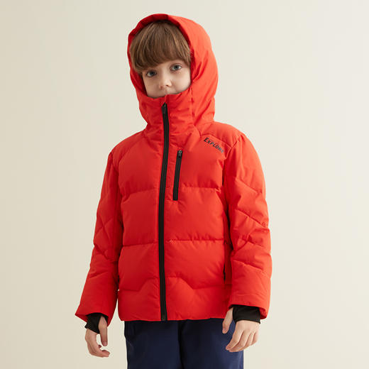 mette童装90白鹅绒羽绒服2020秋冬新品男宝连帽防风加厚保暖外套 商品图2