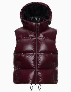 Aztech Mountain - Women Snowbird Vest - Bordeaux - 女装 背心 深红色