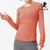壁虎瑜伽《2103SY009》网纱拼接丝滑长袖T恤（无胸垫）【七十二小时发货】 商品缩略图7