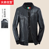 【真皮】大依优型大码皮衣加肥加大绵羊皮外套针织立领大号男装皮草 商品缩略图0