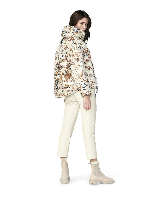 Holden - Oversized Down Half Zip - Leopard Camo - 女装 - 滑雪夹克 - 豹纹迷彩 商品图4