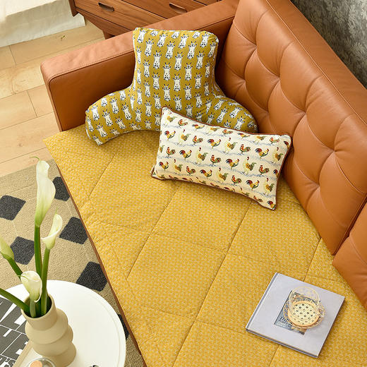 菱形风车系列简约现代棉质沙发巾 商品图0