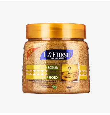 特价出清 阿联酋La'Fresh身体磨砂膏去鸡皮角质迪拜进口500ml 保质期至2022.09 商品图1