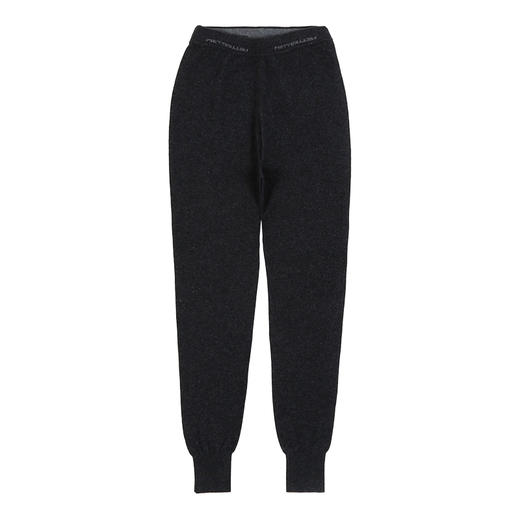 羊绒世家冬新款中老年男士加厚羊绒裤修身纯色保暖弹力打底裤 商品图6