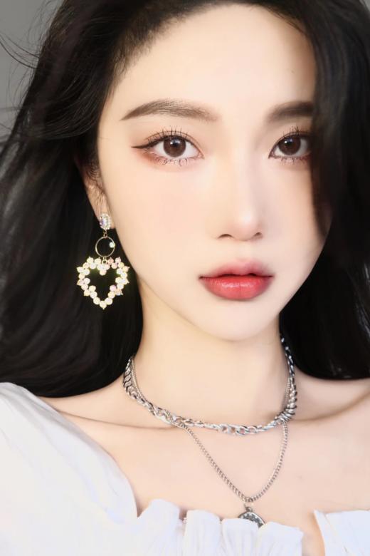 Bebebest旗下 ·日抛  · Olivia 琥珀珊瑚  · 一盒10片装 · 韩产日抛 商品图11