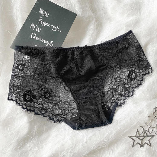 4件128元 好奇蜜斯蕾丝内裤女薄款低腰内裤女士 商品图3