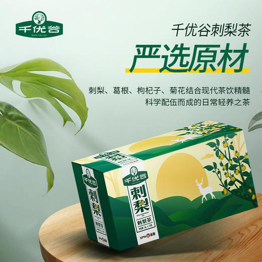 千优谷刺梨茶12袋盒装 养生刺梨茶枸杞菊花泡袋茶 【厂家直发】 商品图0