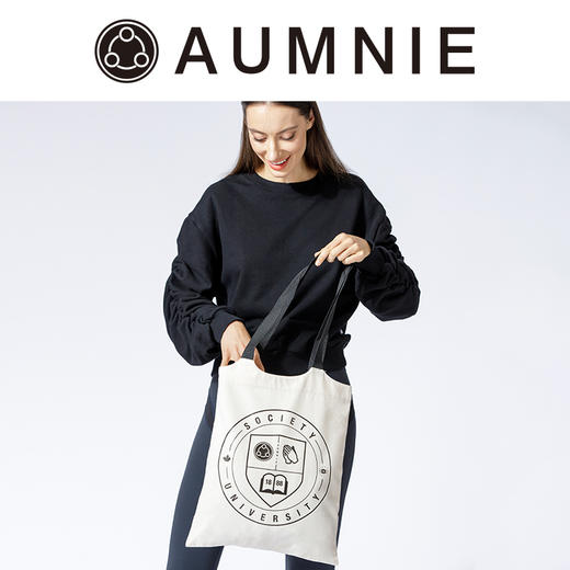 【AUMNIE】社会标准帆布环保托特包 SOCEITY BOOK TOTE, STANDARD 商品图2