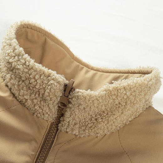 卡尔美冬季男士新款双面穿时尚羊羔绒外套6144WT1001 商品图2