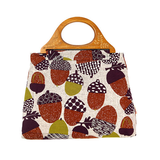 HUJI祤集Embrace手提包插画大松果 商品图1