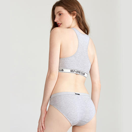 好奇蜜斯背心无钢圈内衣女显胸小内搭外穿文胸套装薄款胸罩女阿卡夫 商品图4