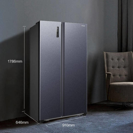 海信（Hisense）532升变频对开门双开门 冰箱风冷净味低噪纤薄大容量BCD-532WFK1DPQ 商品图1