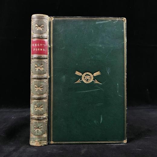 工坊特装本！1876年 托马斯·格雷诗集 全真皮精装36开 商品图0