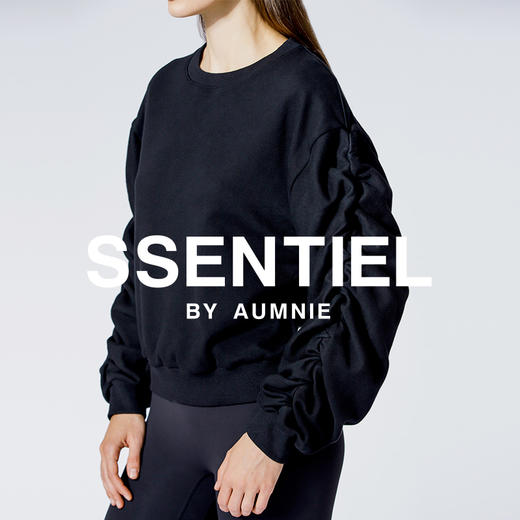 【AUMNIE】褶皱T台卫衣 RUCHED RUNWAY SWEATSHIRT 商品图1