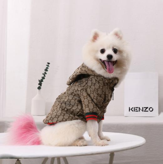 【宠物】狗夹克斗牛犬柯基博美宠物衣服带内衬 商品图0