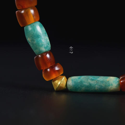 手链 | 辽代天河石管珠西周玛瑙战国老金珠千年金珠手串 商品图3