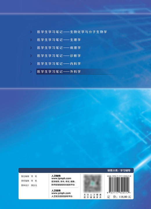 医学生学习笔记 外科学 水、电解质代谢紊乱和酸碱平衡失调 外科应用抗菌药的原则 王昕 吴春虎 主编 9787117320412人民卫生出版社 商品图3