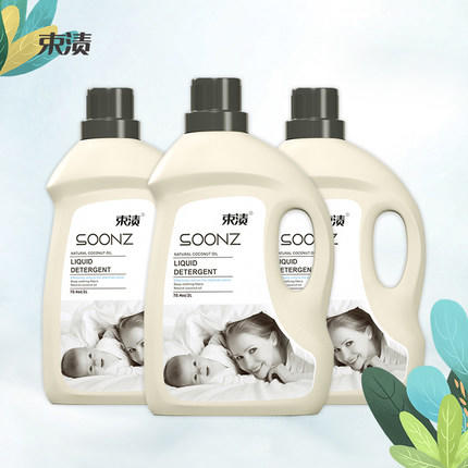 植物萃取酵素洗衣液机洗低泡香味持久杀螨除菌家用护理实惠瓶装4L 商品图0