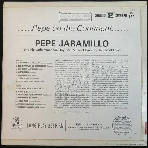 LP黑胶唱片 拉丁风格 佩佩·贾拉米洛《欧洲大陆上的佩佩》 商品图1