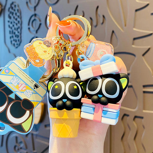 狼博旺罗小黑挂件 钥匙扣帆布包配饰可爱周边创意礼物 商品图4