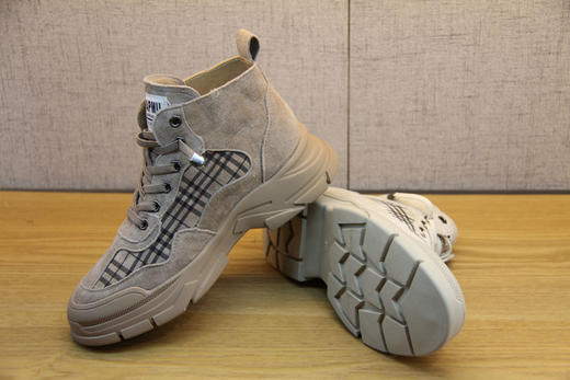 豪行冬款29462981短款马丁靴女英伦风短筒加绒女靴子平底磨砂短靴 商品图7