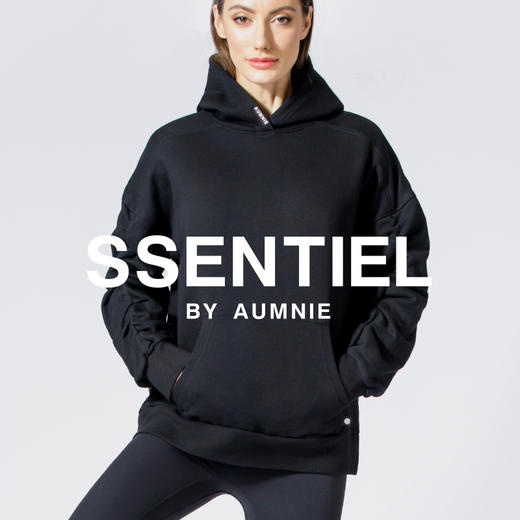 【AUMNIE】宽松褶皱T台连帽上衣 RUCHED RUNWAY HOODIE 商品图4