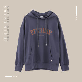 11186508品牌logo印花帽衫卫衣