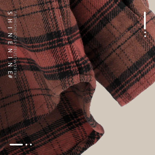 3C0152格纹休闲长袖衬衫 商品图2