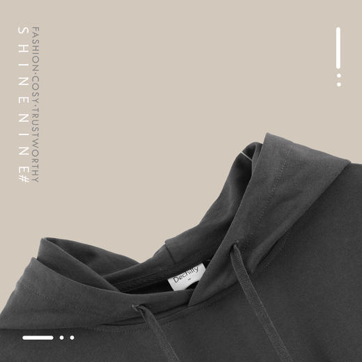 11186508品牌logo印花帽衫卫衣 商品图5