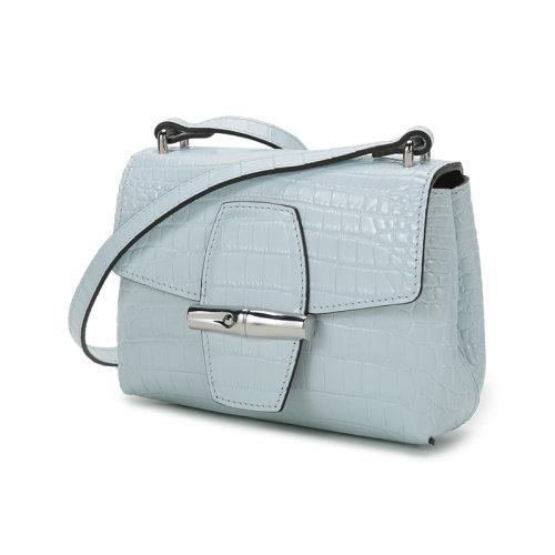 Longchamp/珑骧 2021款 女士ROSEAU系列小号牛皮单肩斜挎包竹节包 10115 HTS 商品图6