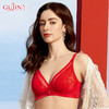 古今新款经典大红超薄无钢圈兔耳朵透明性感文胸罩0P189 商品缩略图0