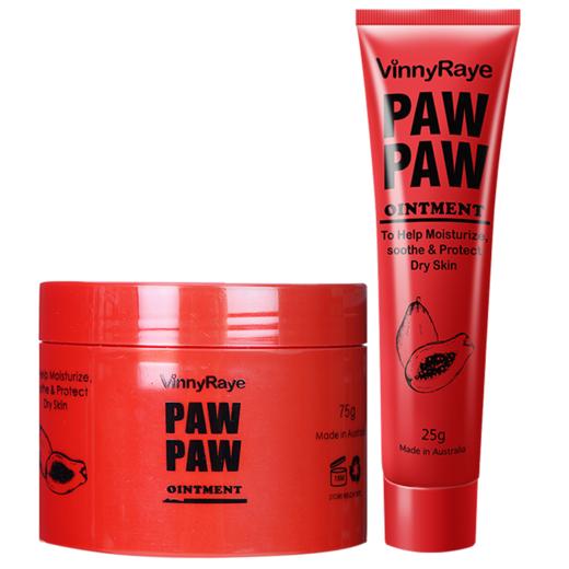 澳洲原装进口薇妮芮番木瓜膏滋润保湿补水润肤润唇膏唇膜秋冬护肤品男女通用办公室白领家用便携淡化唇纹 木瓜膏 商品图0