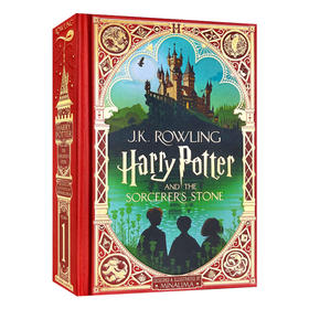 哈利波特与魔法石 2020年新版精装互动书 英文原版书籍 Harry Potter and the Sorcerer's Stone MinaLima Edition 工作室设计制作