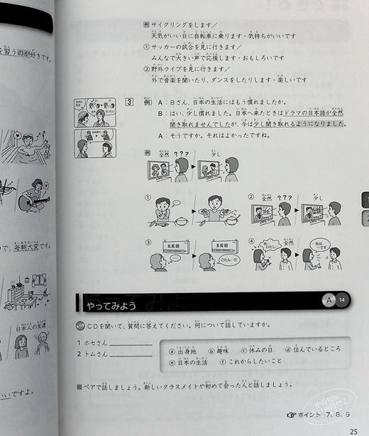 【中商原版】你好日语 初中级教材 日本留学语言学校教材 日文原版 できる日本語 初中級 本冊 できる日本語教材開発プロジェクト 商品图5