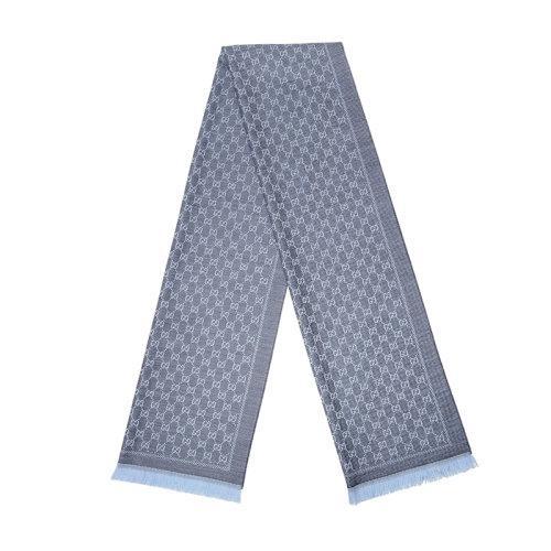 【现货秒发】GUCCI/古驰 女士GG提花羊毛围巾 411115 3G200 商品图3