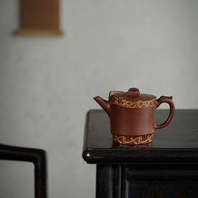 龙德堂陶艺 汤宣武 音声相和系列《将军令·扬琴》 原矿紫泥 250 cc