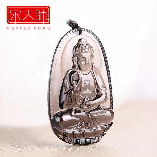 宋韶光十二生肖冰种石男女士吊坠普贤阿弥陀佛项链 商品图4